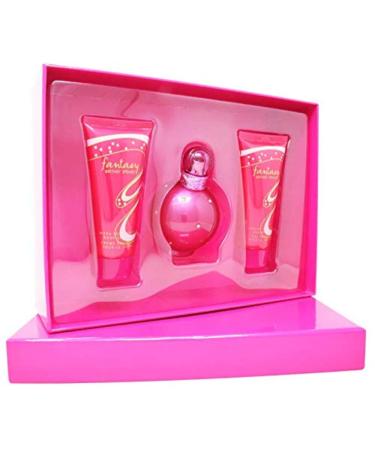 Britney Spears Britney Spears Fantasy 3piece Gift Set for Women (3.4 Oz Edp Spray + 3.3 Oz Shower Gel + 3.3 Oz Body Souffle) 3count - Buy Online on SooperMarket.com