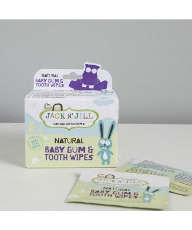Jack n Jill Natural Baby Gum & Tooth Wipes - 25 Individually Wrapped for Clean Teeth - Buy Online on SooperMarket.com