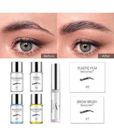 Virtcooy Brow Lamination Kit - Instant Eyebrow Styling Kit - Instant Home Salon Semi-Permanent Eyebrow Beauty Tool to Achieve Fuller Brows - Buy Online on SooperMarket.com