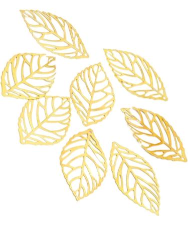 200 pcs Leaves India Hanging Leaf Headwear Tree Flatback Making Bracelet Craft for DIY Bride Silver 2*3.4cmx3pcs Goldenx3pcs - Buy Online on SooperMarket.com