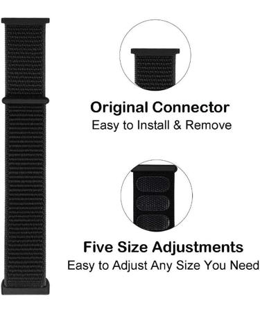 3-Pack Elastic Nylon Bands Compatible with Fitbit Versa 3/Fitbit Sense  Soft Adjustable Breathable Sport Replacement Wristbands Straps for Women Men Nylon: Midnight Blue/Black/Gray - Buy Online on SooperMarket.com