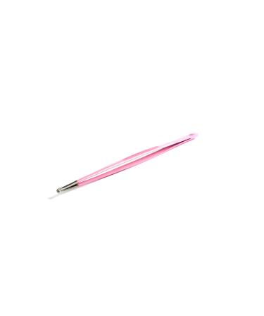 RepTech Cost-effective stainless steel tweezers pink (angled 30 cm)