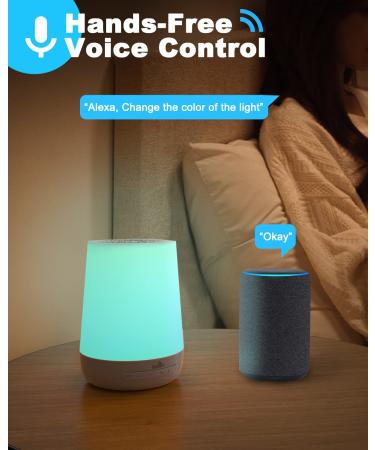 Portable Baby Sound Machine with Night Light | 34 Soothing Sounds | Remote Control via App-WiFi | Ideal for Adults, Kids, Travel | BABYMUST BM01 - Buy Online on SooperMarket.com