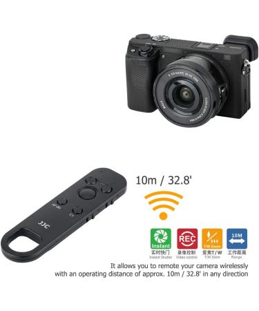 JJC Wireless Bluetooth Remote Control for Sony Cameras - Replaces Sony RMT-P1BT | Compatible with A7R5, A7M4, ZV-E1, A7C, A6600, A6400, A6100, A7R IV, A9 II, DSC-RX100 VII & More - Buy Online on SooperMarket.com