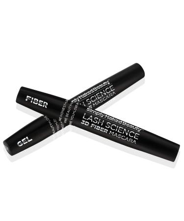 3D Lash Fiber Mascara Dark Brown - Water Resistant Lengthening Tubing Mascara for Volume - Non Toxic Hypoallergenic - Buy Online on SooperMarket.com