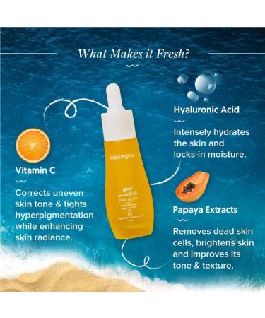 Glow+ Concentrate Face Serum | Radiance Serum with Vitamin C & Papaya | Hydrating & Fragrance-Free | All Skin Types | 1.01 Fl Oz/30ml - Buy Online on SooperMarket.com