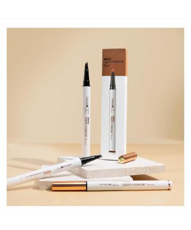 Waterproof Eyebrow Pencil - Long-lasting & Fast-Drying Liquid Pencil for Effortless Natural Shape in Light Brown - Buy Online on SooperMarket.com