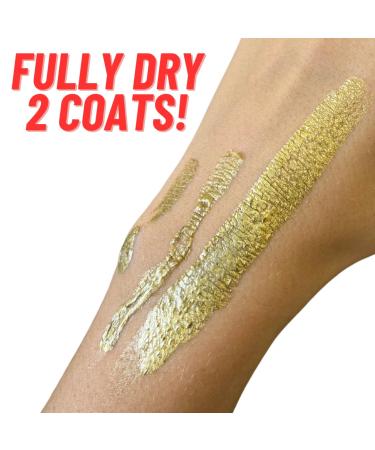 Liquid Latex Fashions | Ammonia Free Metallic Gold Face Paint for Kids & Adults | 16 oz - Perfect for Artwork School Plays Cosplays & Concerts - Buy Online on SooperMarket.com