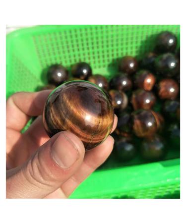 Natural Crystal Rough Ornament 1pc Natural Red Tiger Eye Spheres Crystal Balls 35MM-40MM for Fengshui Decoration Gift Decoration