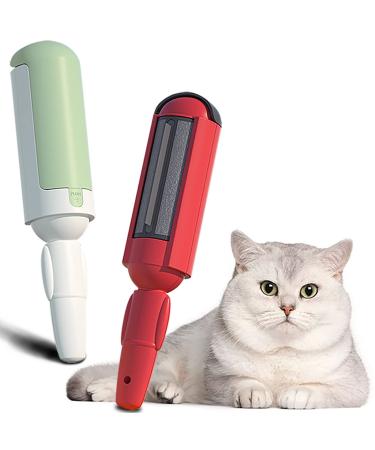 Reusable lint rolls for animal hair 2 pieces of reusable animal hair remover lint roll self -cleaning lint remover.