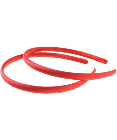 Mytoptrendz Girls Set of 2 Red Narrow Thin Alice Bands Headbands - Buy Online on SooperMarket.com