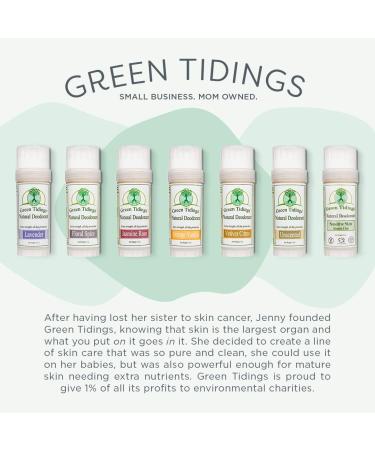 Green Tidings Natural & Unscented Deodorant | 2.7oz Vegan Organic Antiperspirant - Buy Online on SooperMarket.com