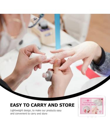 Lurrose 4-Piece Nail Art Stamp Set | Silicone Nail Printing Tools for Manicure | International Shipping Available - Buy Online on SooperMarket.com