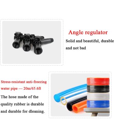 Water Fed Pole Kit Car Window Glass Cleaning Brush Lightweight Outdoor Washing Equipment with Adjustable Pole and 20m Hose 55cm Brush Head 6M/21FT - Buy Online on SooperMarket.com