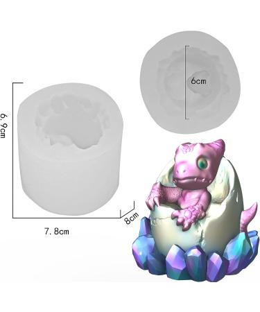 KAKIWYHHH Baby Dragon Egg Silicone Mold for Fondant Cake Topper Decoration - Buy Online on SooperMarket.com