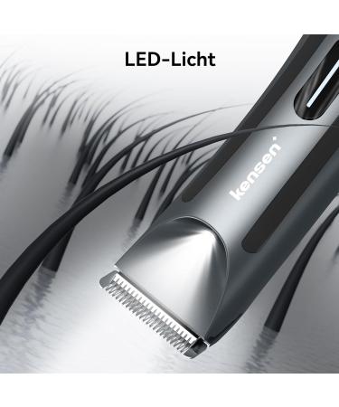 Buy Kensen Men's Intimate Razor - IPX7 Waterproof LED Light Wet & Dry for Body Grooming | Perfect for Testicles Legs Chest & Armpits - Buy Online on SooperMarket.com