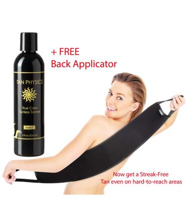 Tan Physics True Color Tanner 8 oz with FREE Sans-Sun Back Applicator - Buy Online on SooperMarket.com