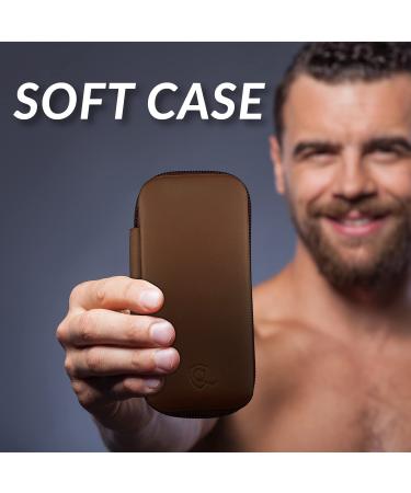 Marqus Manicure Set - 7 Parts Made in Germany | Patented Glass Files | Leather Etui for Hand & Foot Care - Best Grooming Kit for Ladies & Gentlemen - Buy Online on SooperMarket.com