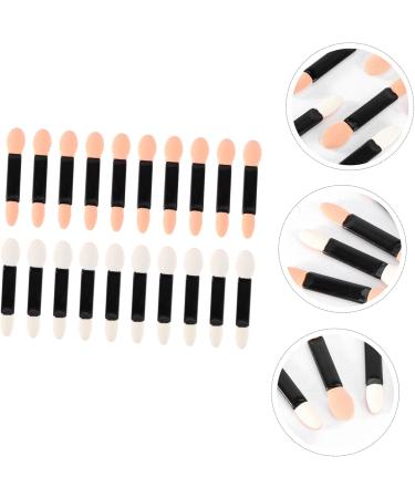 PLAFOPE 20pcs Makeup Eyeshadow Brush Double Head Eyeshadow Brushes Eye Shadow Sponge Applicator - Buy Online on SooperMarket.com