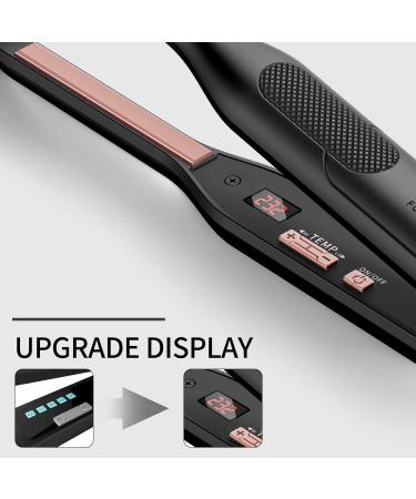 Buy K&K Mini Smooth Iron - Professional Hair Styling Tool for Short Hair Beards & Ponies | Fast Heating Adjustable Temp Titan Low Iron - Buy Online on SooperMarket.com