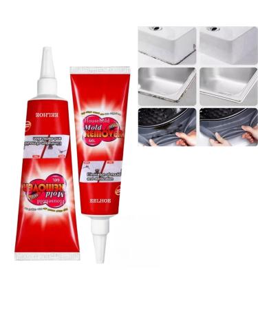2PCS Mould and Mildew Remover Household Mould Remover Gel Mould Extreme Remover Gel Black Mould Remover Mould Magic Gel Mold Remover Spray for Bathroom&Kitchen Mould Cleaner for Walls Mould Prevention
