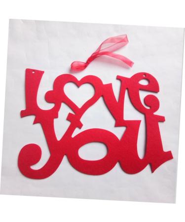 ABOOFAN Front Door Signs Door Wall Decoration Sign Valentine's Day Pendant Listing Background Wall Panel - Buy Online on SooperMarket.com