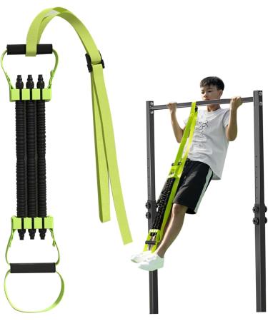 Pull Up Assistance Bands - Elastic Adjustable Resistance Band for Chin Up & Muscle Training | Heavy Duty Anti-Slip Exercise Equipment (Green - Buy Online on SooperMarket.com