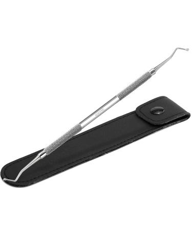Corners foot care stainless steel foot care instrument with small rounds - nail lifter nail care double instrument pedicure instrument with case.Specialist quality no spoons