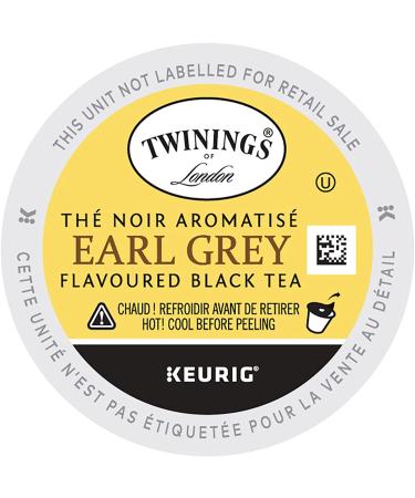 Twinings Earl Grey K-Cups for Keurig | Caffeinated Black Tea Enhanced with Bergamot Citrus | 56 Count (Pack of 1) | Enjoy Hot or Iced