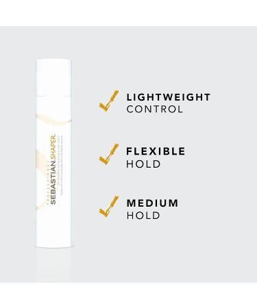 Sebastian Professional Shaper Hairspray Lightweight Control for 24 Hours of Medium to Strong Hold 10.6 oz Shaper 80% Strong Hold - Buy Online on SooperMarket.com