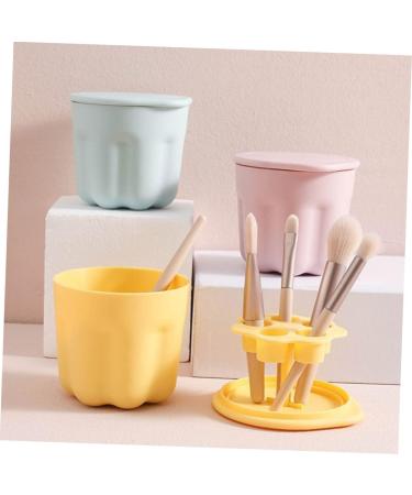 minkissy 10 Sets Pp Washing Bowl Silicone Rinsing Bowl Brush Cleaning Tool Make Brush Cleaning Bowl Cosmetic Scrubber Mat Brush Clean Bowl Cleaner Silica Gel Makeup Brush - Buy Online on SooperMarket.com