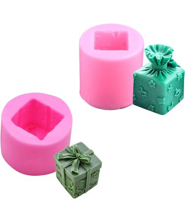 Present Package Cake Chocolate Mold Supplies for Cooking Ice Cream Candy Soap High Temperature Resistance Chocolate Molds Silicone Christmas 3D Birthday - Buy Online on SooperMarket.com