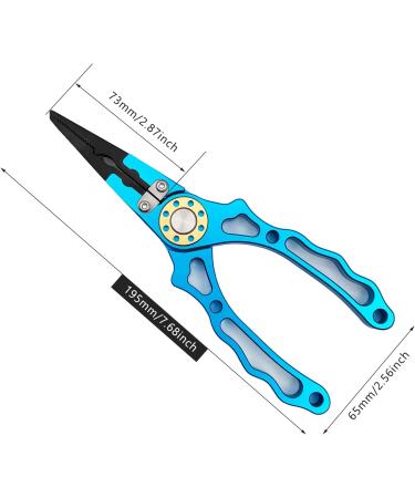 Ismosm Fishing Pliers & Gripper: Multi-Functional Gear for Salt & Fresh Water - Blue - Buy Online on SooperMarket.com