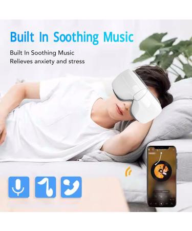Buy Heat Eye Massager - Hot Compress Soothing Music & 3 Modes - USB Electric Eye Massager for Relaxation - International Shipping Available - Buy Online on SooperMarket.com