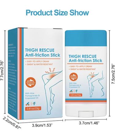 Anti Chafe Stick Anti Chafing Cream Anti Chafing Stick Glide Anti Chafing Stick Anti Chafe Balm Anti Friction Stick Waterproof Running Chafe Stick Thigh Anti Chafe Stick for Heel Lower Arm Thigh Legs - Buy Online on SooperMarket.com