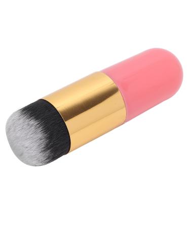 Verdant Touch Powder Brush Foundation Makeup Brush Professional Cosmetic Liquid Blending Blush Powder Brush Portable Face Makeup BrushPink Gold