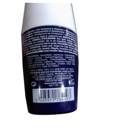 Kiehl's Body Fuel Deodorant & Antiperspirant 2.5 oz - Long-lasting Protection - Buy Online on SooperMarket.com