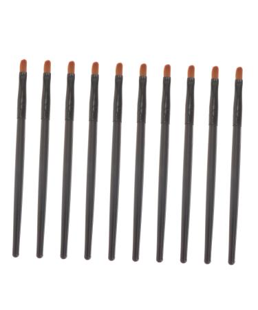Healeved 30 Pcs Nose Shadow Brush Makeup Concealer Brush Eye Makeup Applicator Artificial Fiber Black