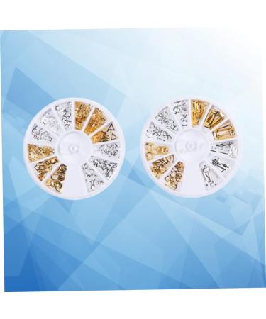 minkissy 4 Boxes Manicure Accessories Rhinestone for Nails Nail Jewelry Palette The Circle 3d - Buy Online on SooperMarket.com