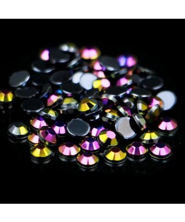 Rhinestone Multicolor Crystal for Nail Art Decoration Craft Diy Make Up Crystal Ab Clear Jewels Horse Eye Rhinestones for Nail Art Decorations Supplies Black Box - Buy Online on SooperMarket.com