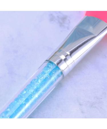 FOMIYES Silicone Brush Facial Brush Facial Brush Silicone Makeup Brush Cosmetic Applicator 14*4cm Blue - Buy Online on SooperMarket.com