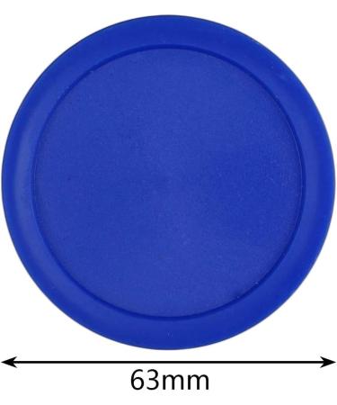 Kasteco 12 Pack 2.5 Inch Air Hockey Pucks for Small Table - Red Blue Green Black - 64x4 mm - Buy Online on SooperMarket.com