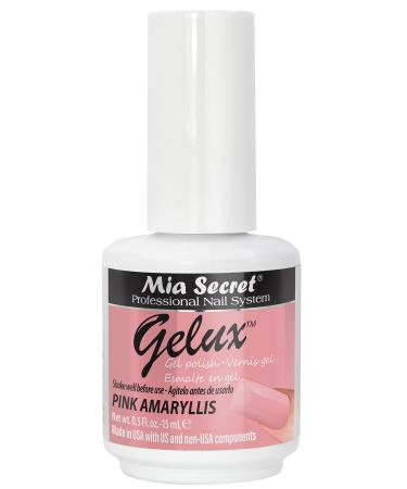 Mia Secret Gelux Soak-off gel nail polish color Pink Amaryllis - Gel polish cured with nail lamp - Esmaltes para u as en gel de larga duraci n para lampara uv - Esmalte en gel Mia Secret color Pink Amaryllis