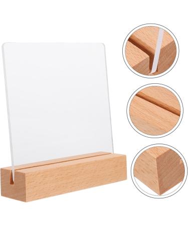 AOKWAWALIY Nail Display Board False Nail Board False Nail Training Acrylic Nail Display Stand Small Acrylic Sign Holder Nail Art Display Board Fake Nails Storage Box Manicure Wood - Buy Online on SooperMarket.com