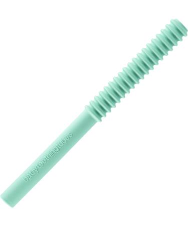 Baby Teething Tubes - Made in The USA Baby Teething Toys - Soft & Durable Infant Toys and Toddler Silicone Teether - 7 Inches Mint - Baby Must Haves for Teething Relief - Food Safe & Easy to Clean