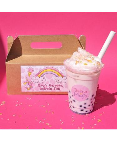 Personalised Unicorn Bubble Tea Kit