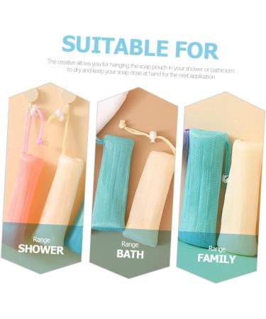 MUSISALY 3pcs Soap Bag Foam Net Soap Saver Pouch Soap Savers Soap Saving Soap Net Pouches Soap Sock or - Buy Online on SooperMarket.com