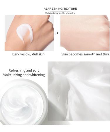 Kojic Acid Cream Skin Brighten Face Cream for Dark Spots Collagen Face Moisturizer Deep Nourshing Anti Wrinkle & Firming Daily Skin Care Cream Non-greasy 2.8 oz - Buy Online on SooperMarket.com