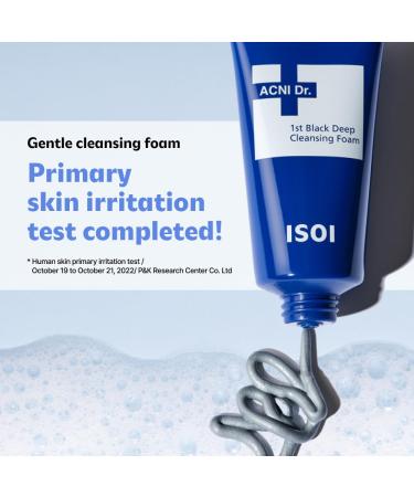 isoi ACNI Dr. 1st Deep Cleansing Foam 75ml - Gentle Moisturizing Cleanser for Oily & Acne-Prone Skin | Korean Skin Care Solution - Buy Online on SooperMarket.com