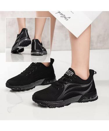 Lamincoa Women's Air Running Shoes - Non Slip Athletic Sneakers, Size 8, Black - Buy Online on SooperMarket.com